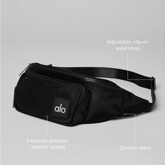 NWOT Alo Explorer Fanny Pack in Black - Picture 4 of 9